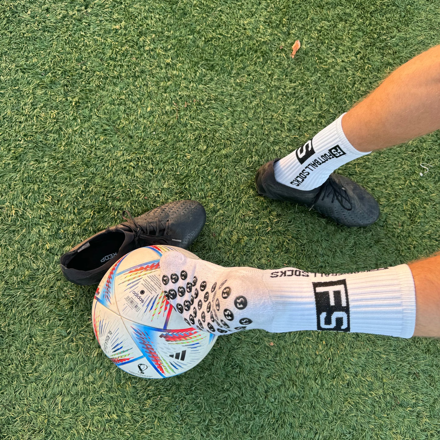 4 Paar Ultra-Grip Football Socks
