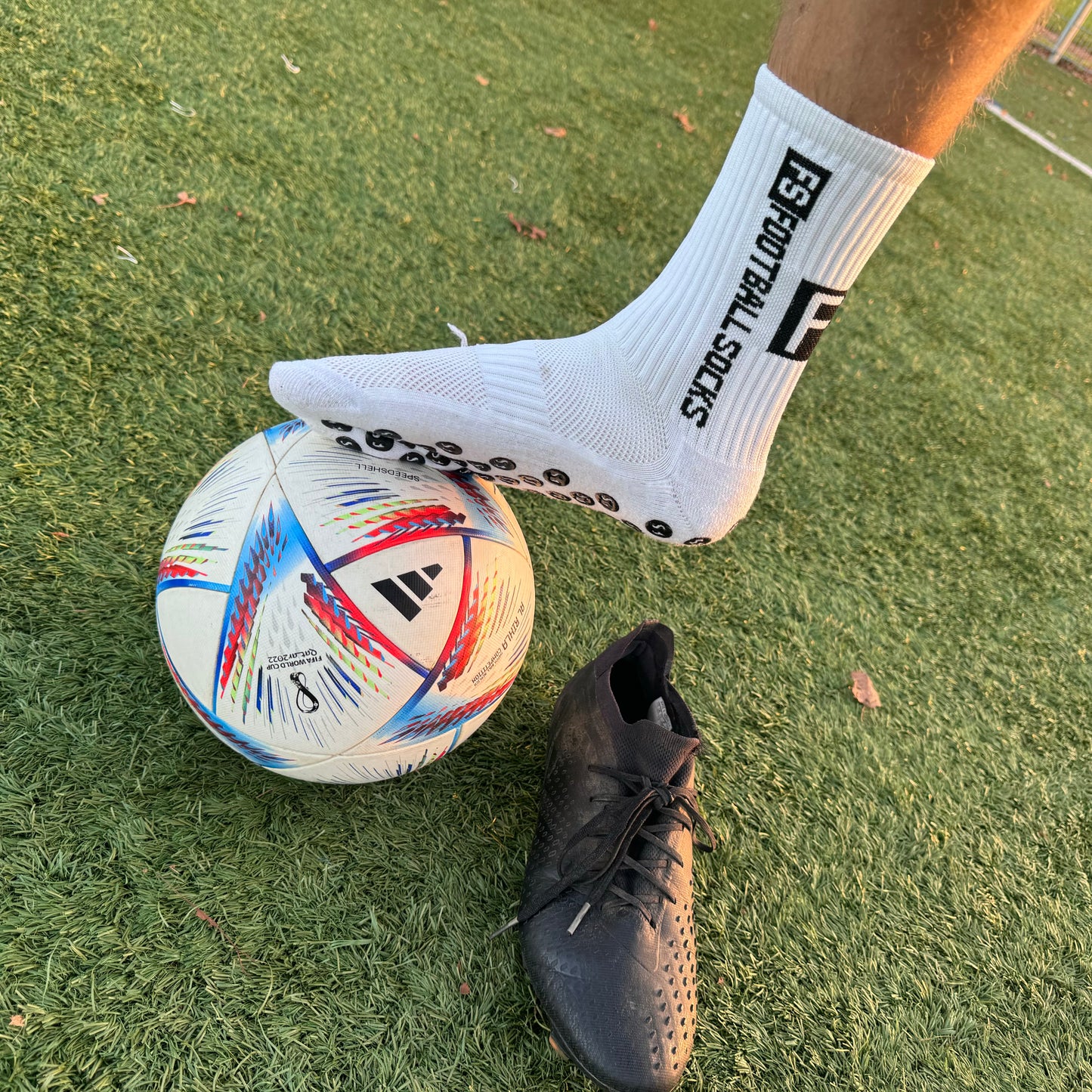 4 Paar Ultra-Grip Football Socks
